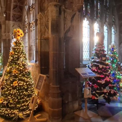 worcester cathedral christmas trees 2023